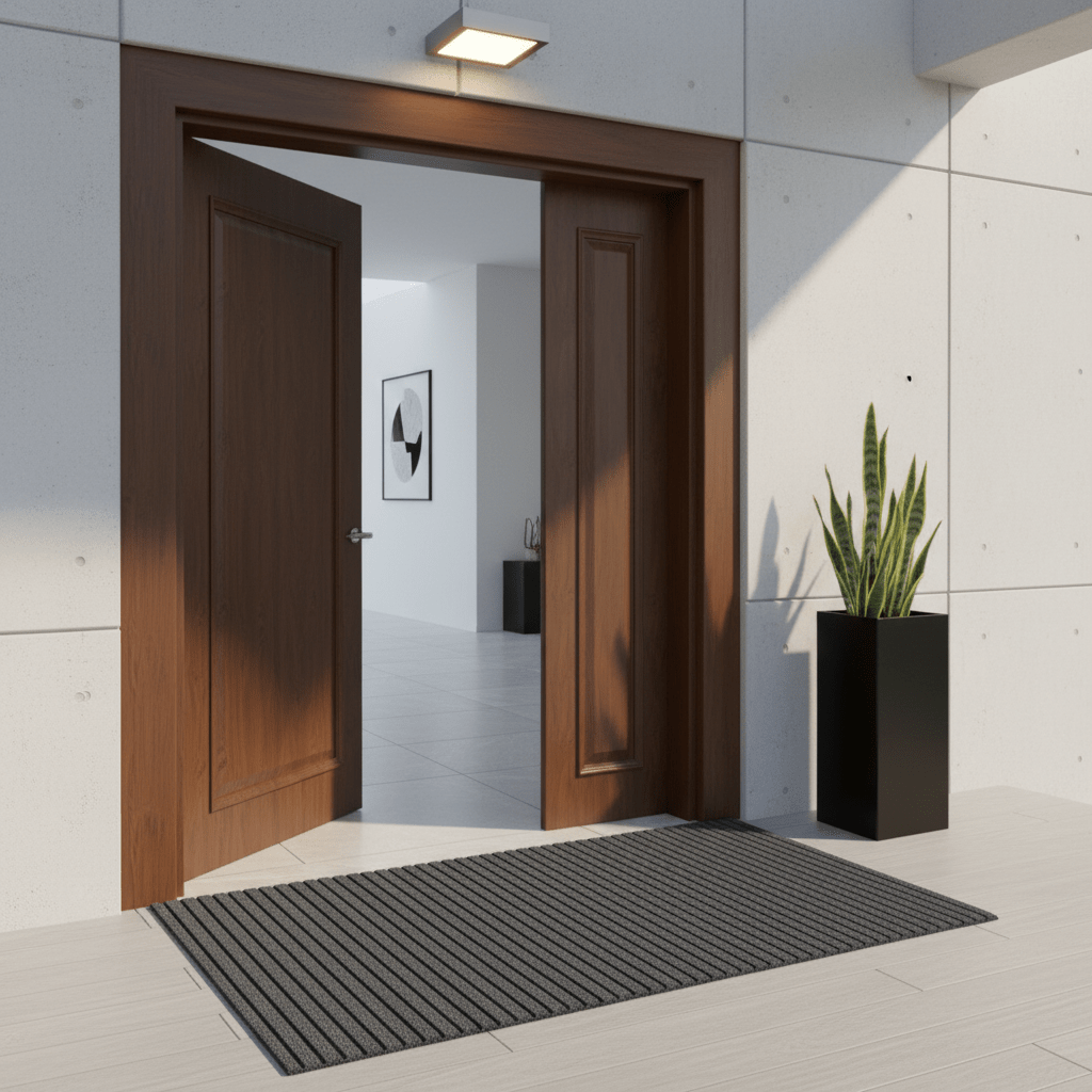 EntryGuard Durable Non Slip Doormat for Dirt, Moisture, and Weather Control