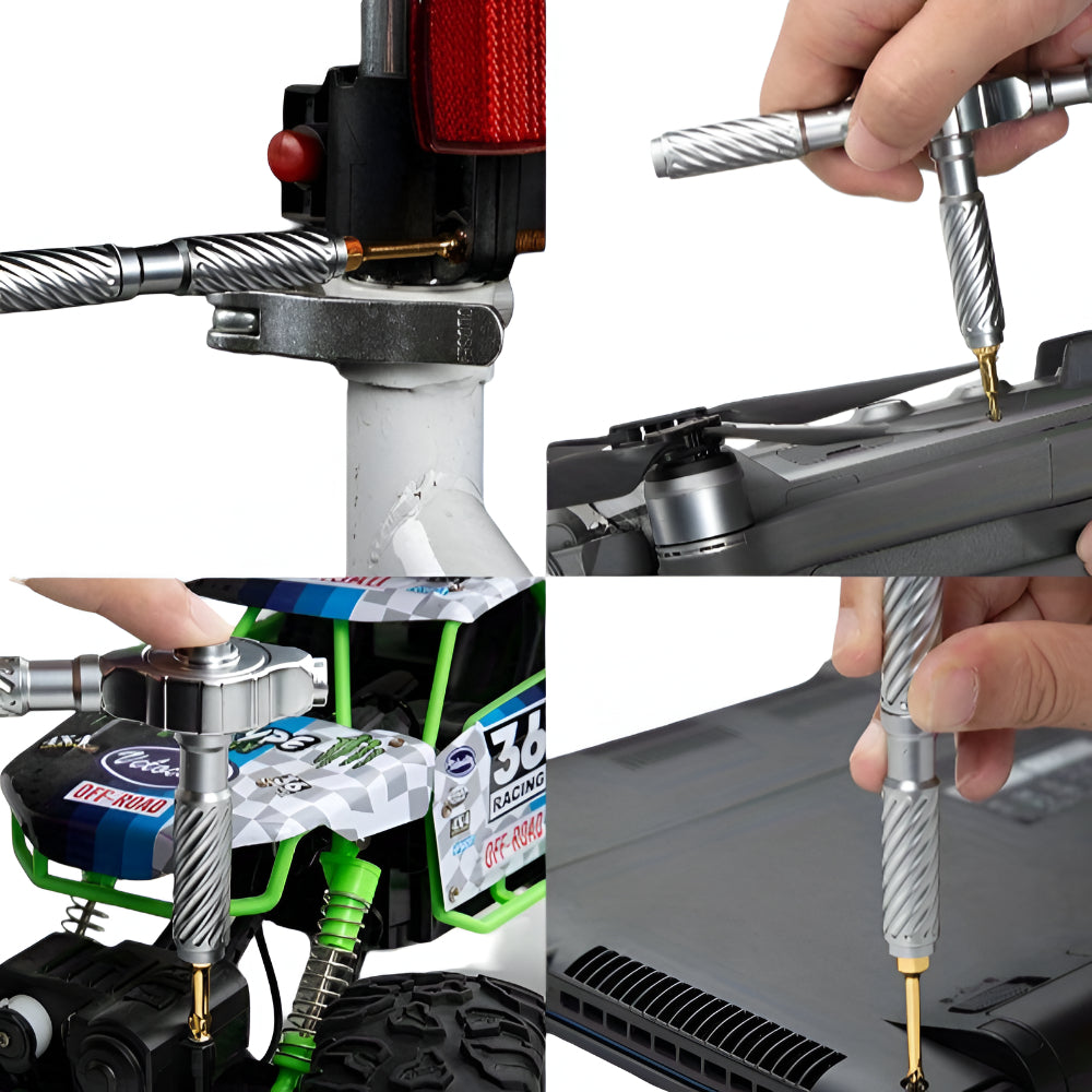 Magnetisches Ratschen-Schraubendreher-Set mit Präzisionswerkzeug-Set