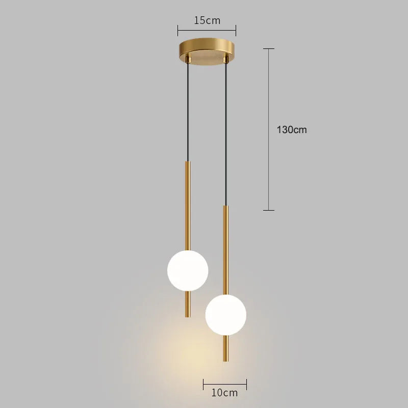 Luminaires suspendus NovaGlow pour salons et couloirs modernes