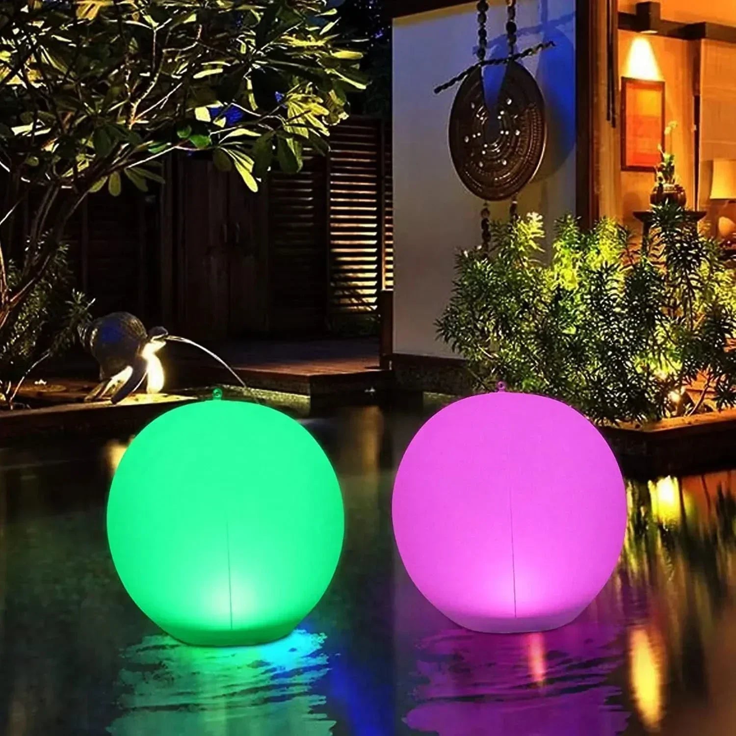 Lampă LED plutitoare NovaSphere Solar Sphere cu schimbare de culoare