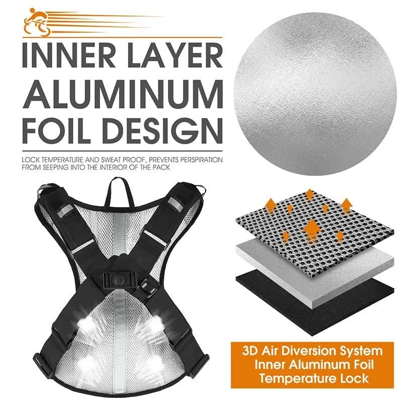 Sac à dos d'hydratation ultraléger AeroPulse Pack 10L pour cyclisme et activités de plein air