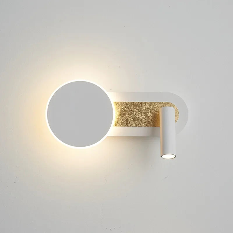 HaloBeam Modern Wall Light With Nordic Design And Dual LED