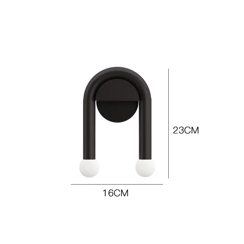 Luz de Parede Moderna Arcus Luminária LED Nórdica Minimalista