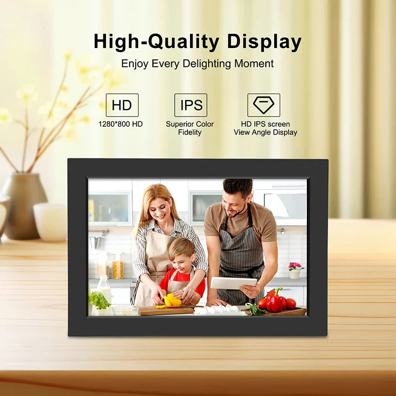 Digitální fotorámeček Memora WiFi s IPS HD dotykovým displejem a 32GB úložištěm