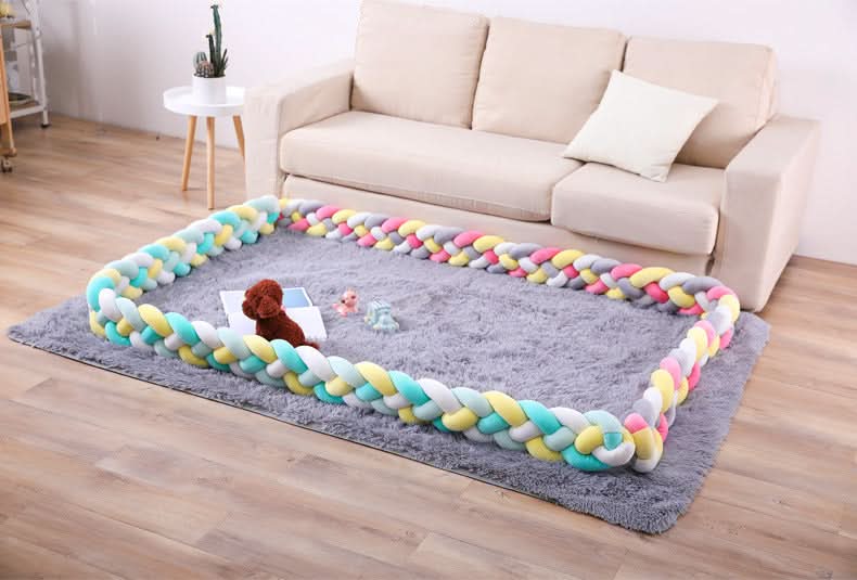 CozyNest Gewebtes Babykissen für sicheren und erholsamen Schlaf