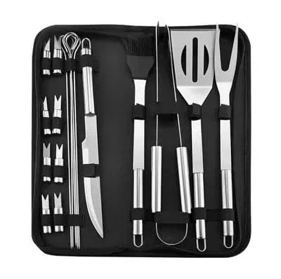 ApexGrill Edelstahl Besteckset Premium Outdoor Grillwerkzeuge