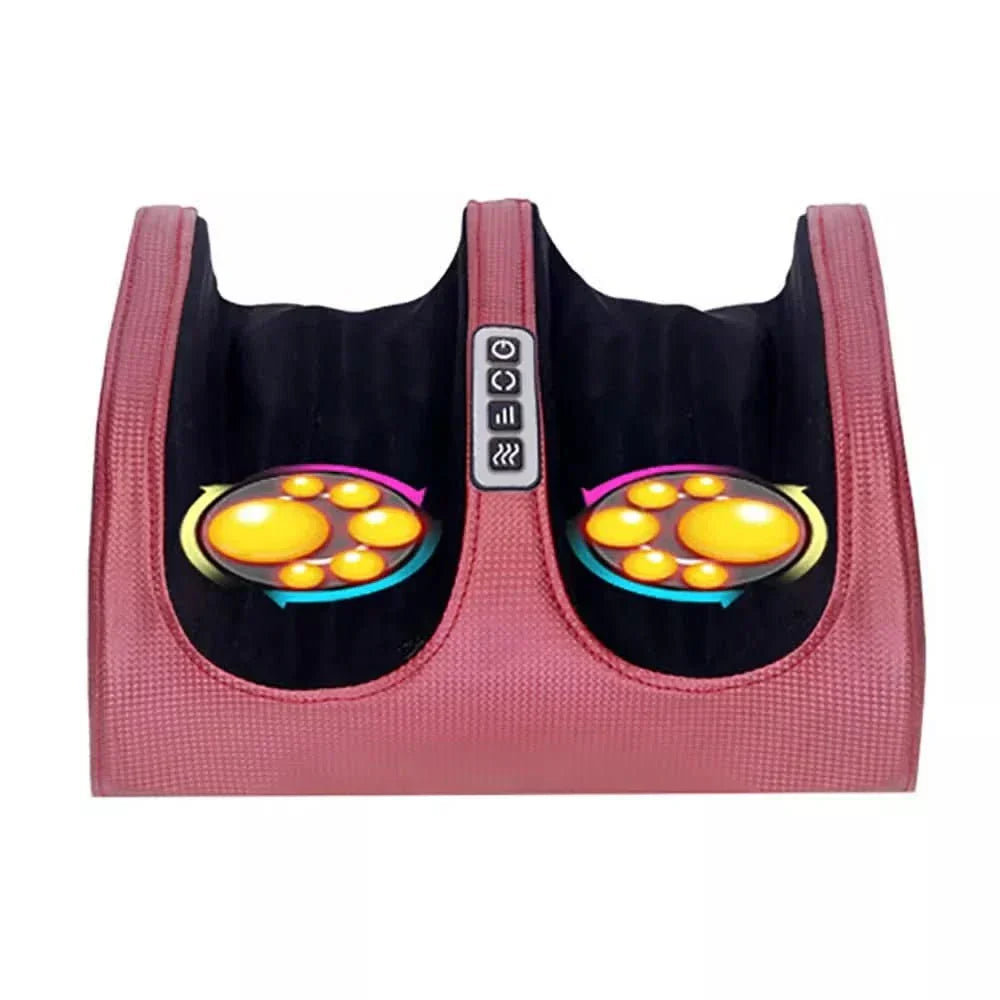 Massaggiatore per Piedi Auralux Shiatsu con Funzione Riscaldante, 12 Sfere da Massaggio 3D e Timer
