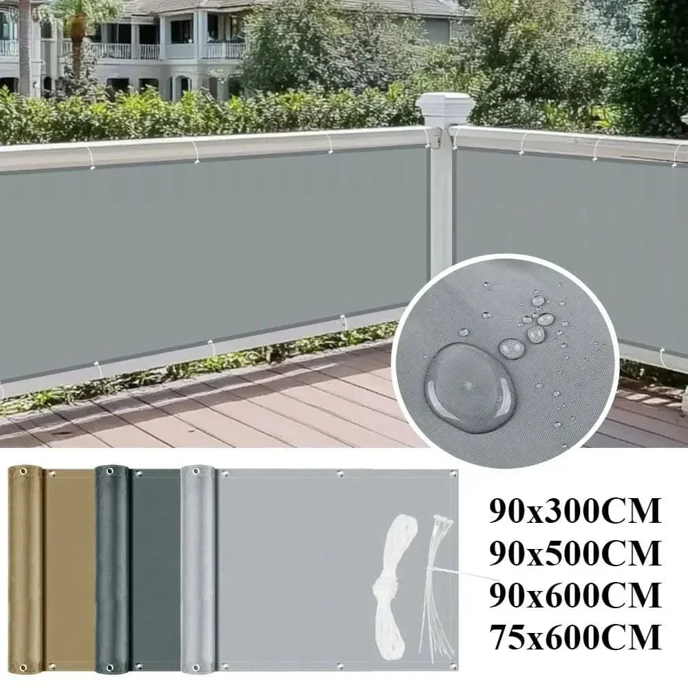 Verdant Shield Sichtschutz für Zäune mit UV- und wasserdichter Abdeckung