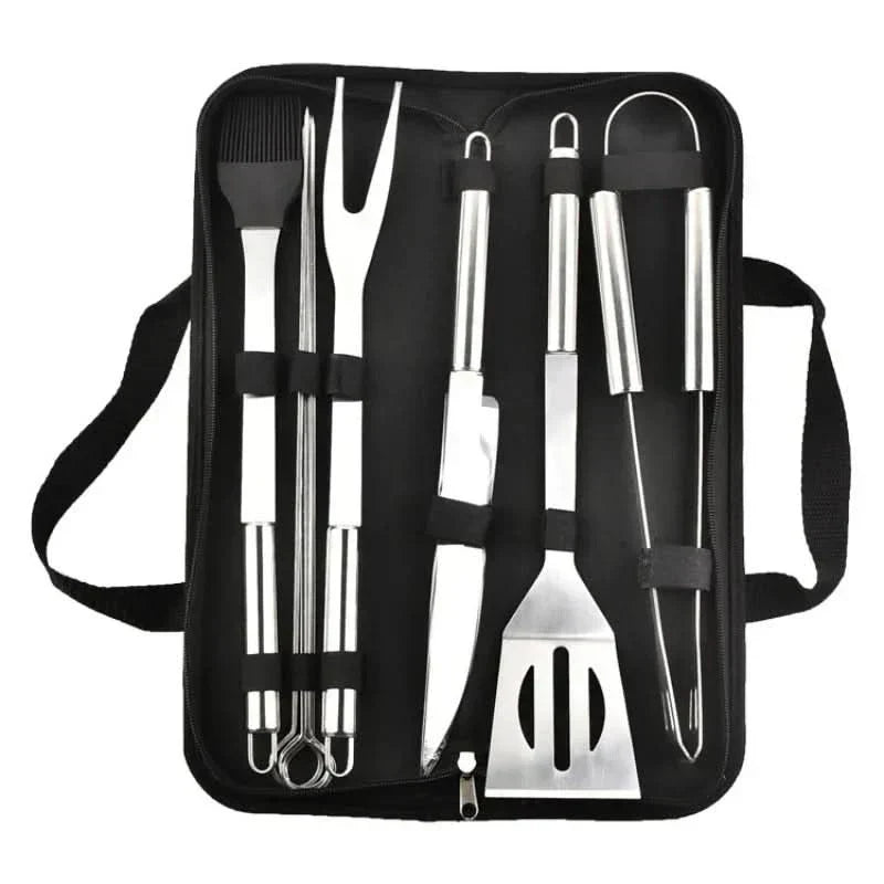 ApexGrill Edelstahl Besteckset Premium Outdoor Grillwerkzeuge