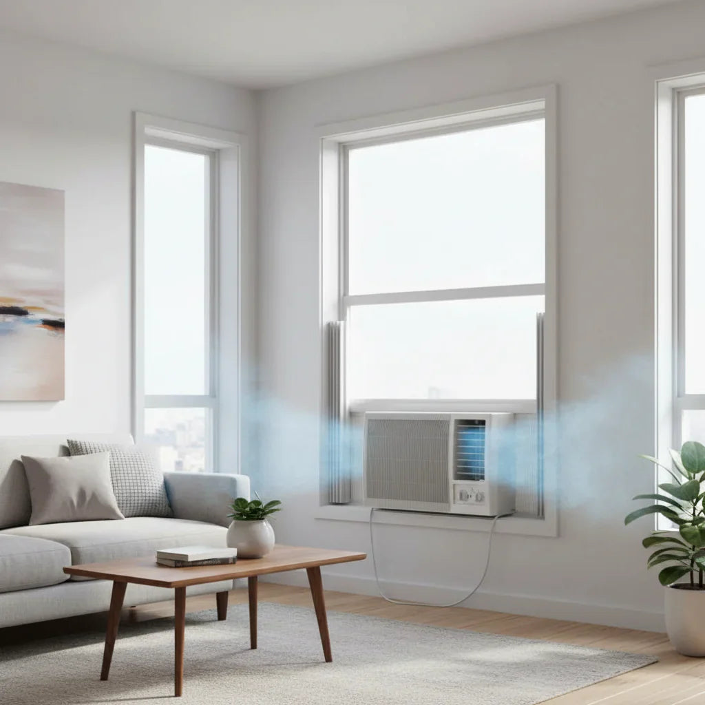 Kompakte 5000 BTU tragbare Klimaanlage für kleine Räume und Büros