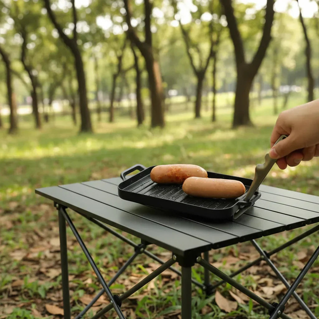 TrailForge Mini Grill Plate Set Portable Outdoor Cookware