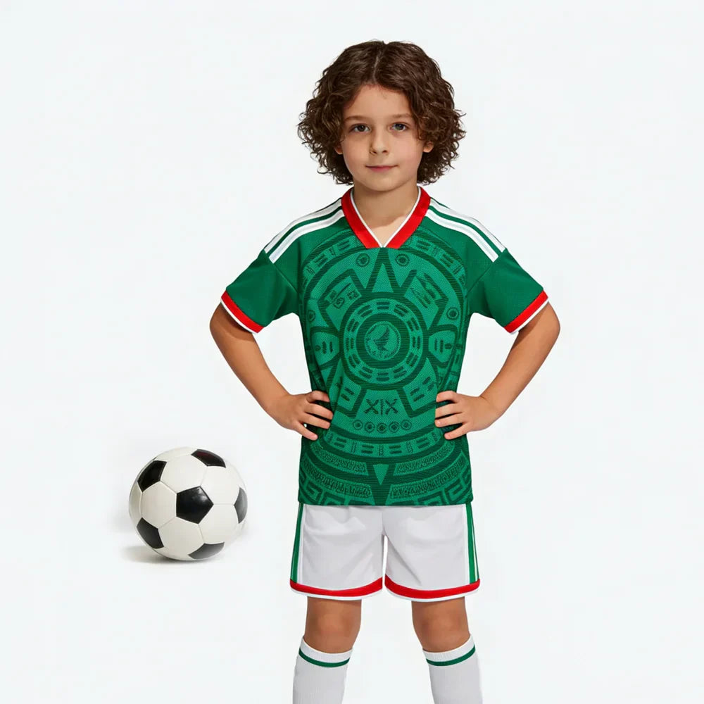 メキシコ2026ワールドカップ キッズサッカーユニフォームショーツセット