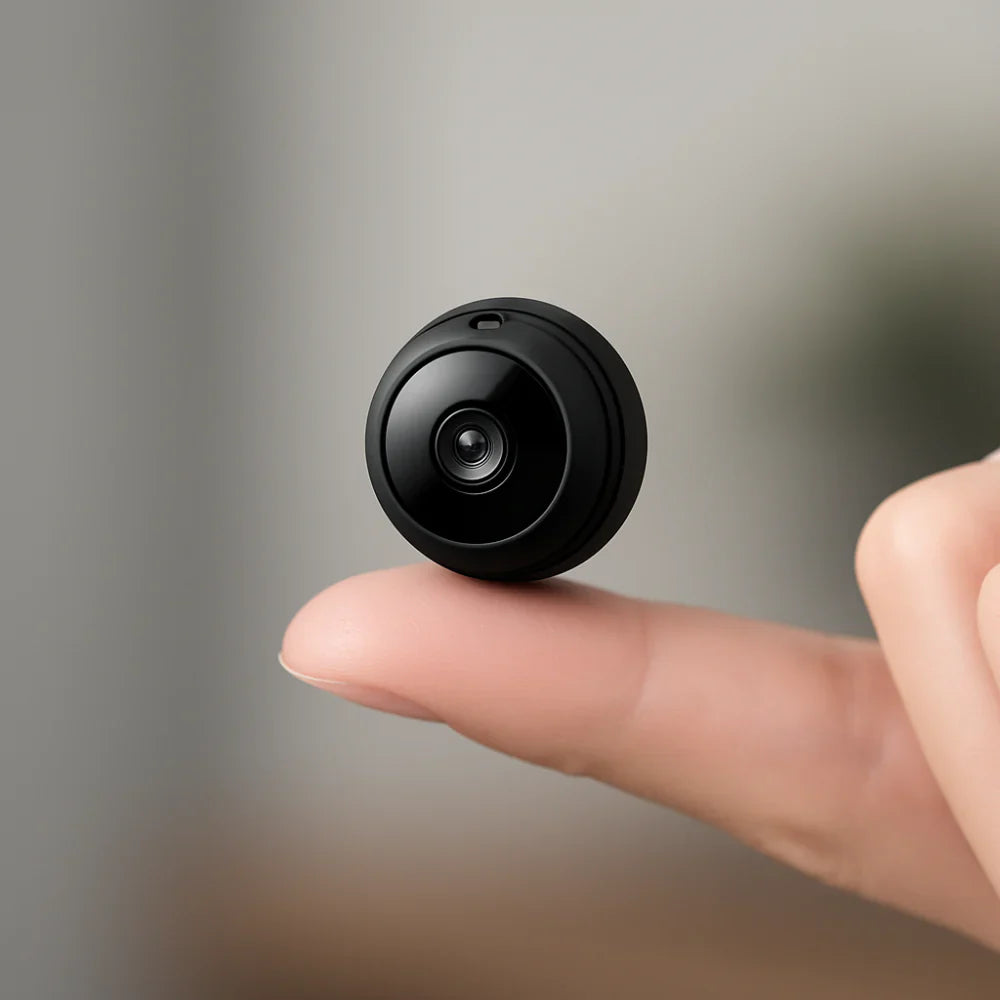 Telecamera di Sicurezza WiFi Compatta per Interni con Visione Notturna