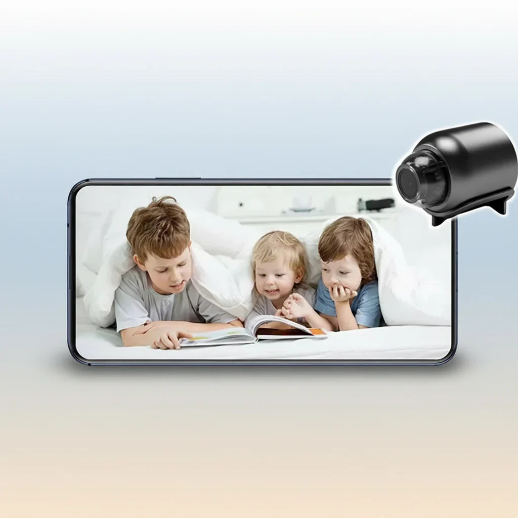 Mini innendørs WiFi HD sikkerhetskamera for hjemmeovervåking