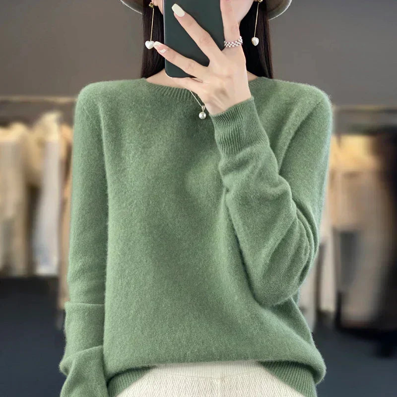 Aurelia Women's 100 Percent Merino Pullover Sweater