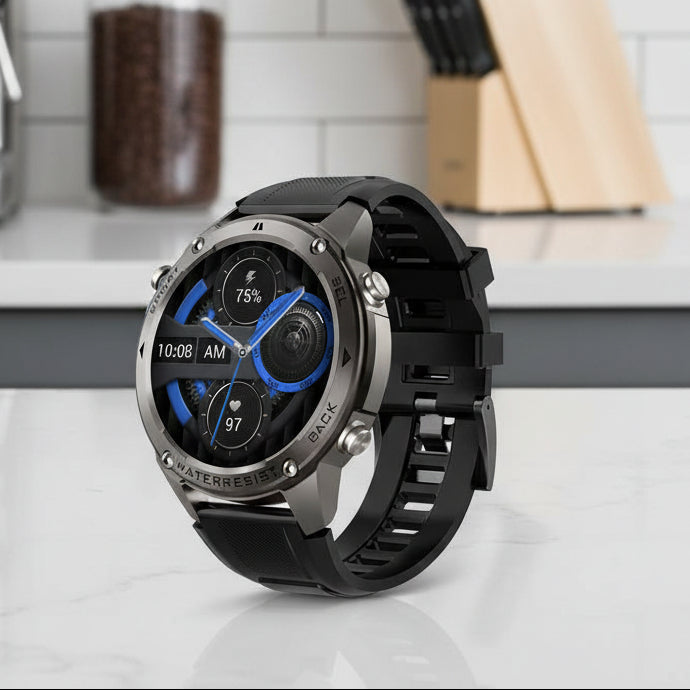 RidgeNova X Udendørs Smartwatch med GPS, Kompas og Sundhedsovervågning