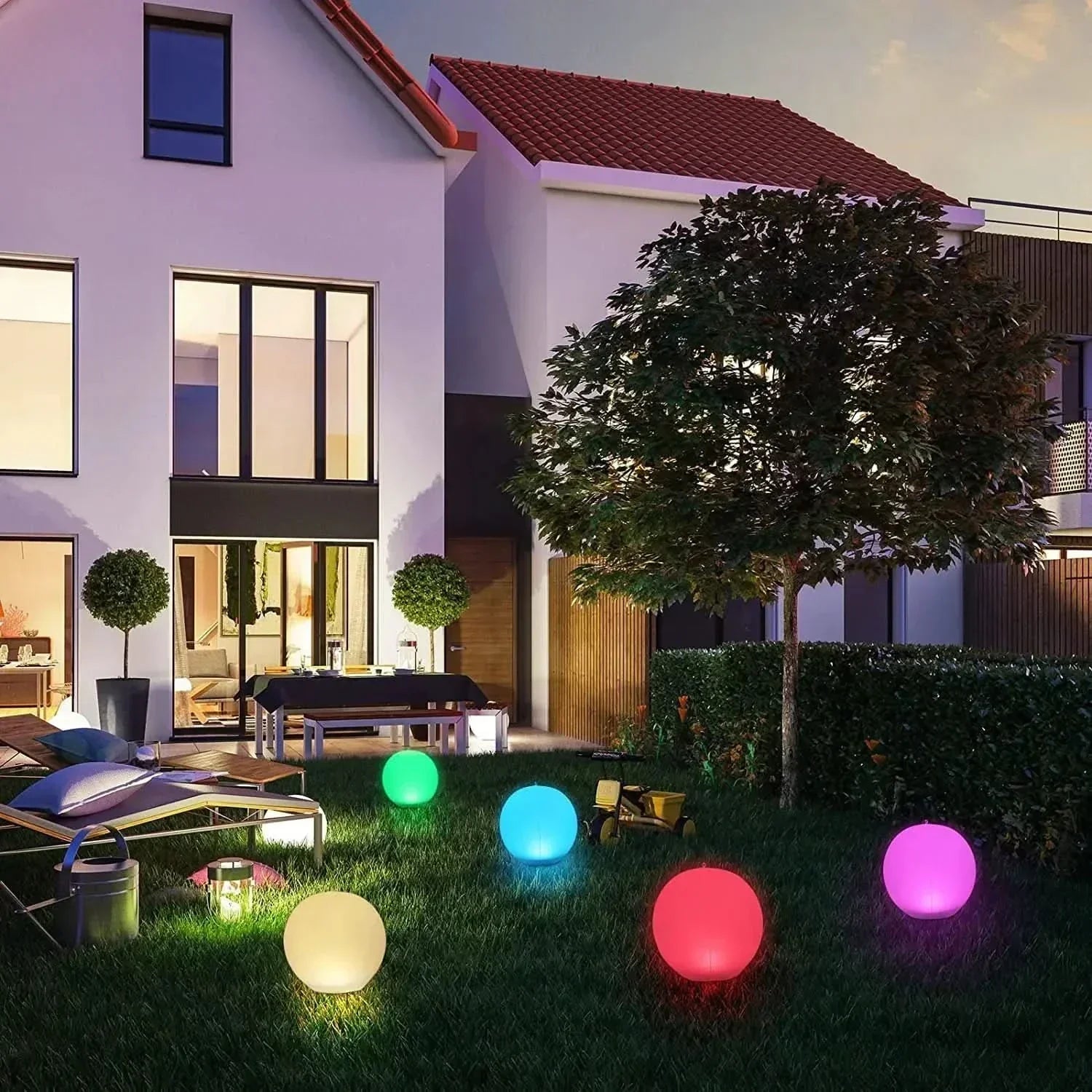 Lampă LED plutitoare NovaSphere Solar Sphere cu schimbare de culoare