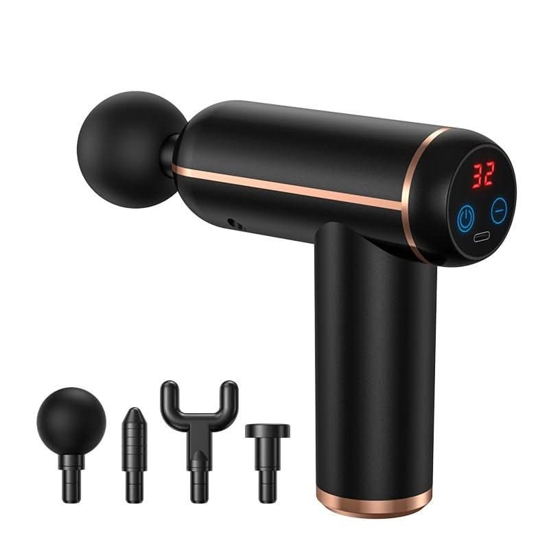 Masażer PulseFlex Pro z czterema końcówkami do skutecznej regeneracji mięśni