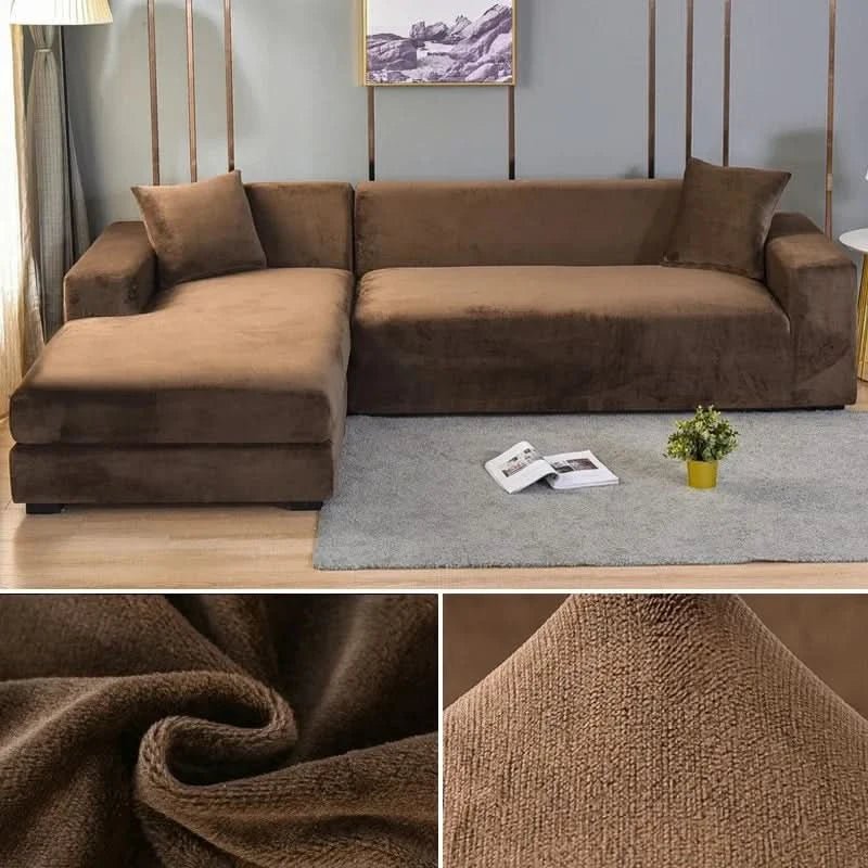 VelvetFlex Sofa Cover Elastic and Luxurious for Any Living Room