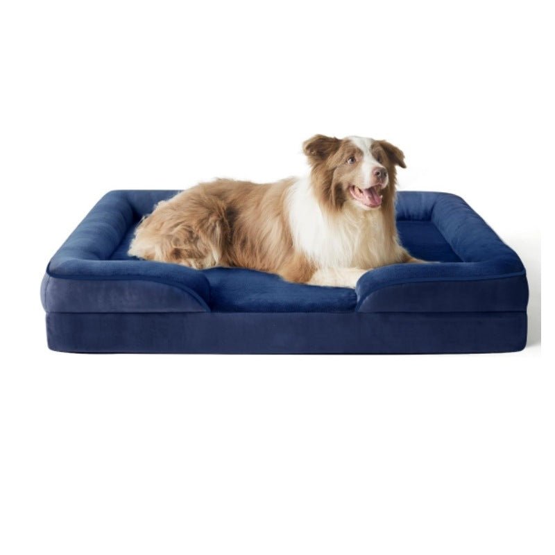 CosyNest Orthopedic Dog Bed With Removable Velvet Cover