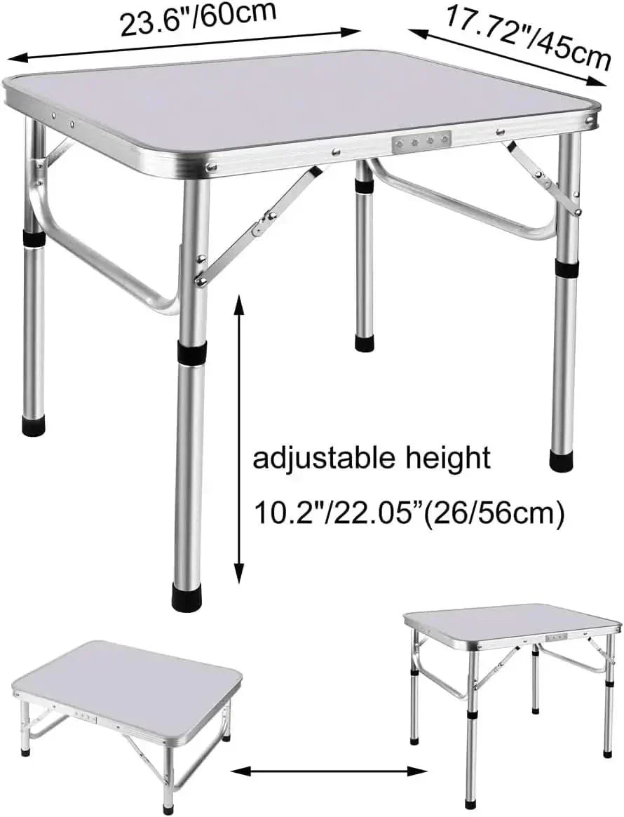 TrailPeak hopfällbart campingbord portabelt picknick- och utomhusbord