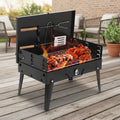 TrailPeak Fold Grill Klappbarer Stahl-Garten-Grill für Camping und Garten