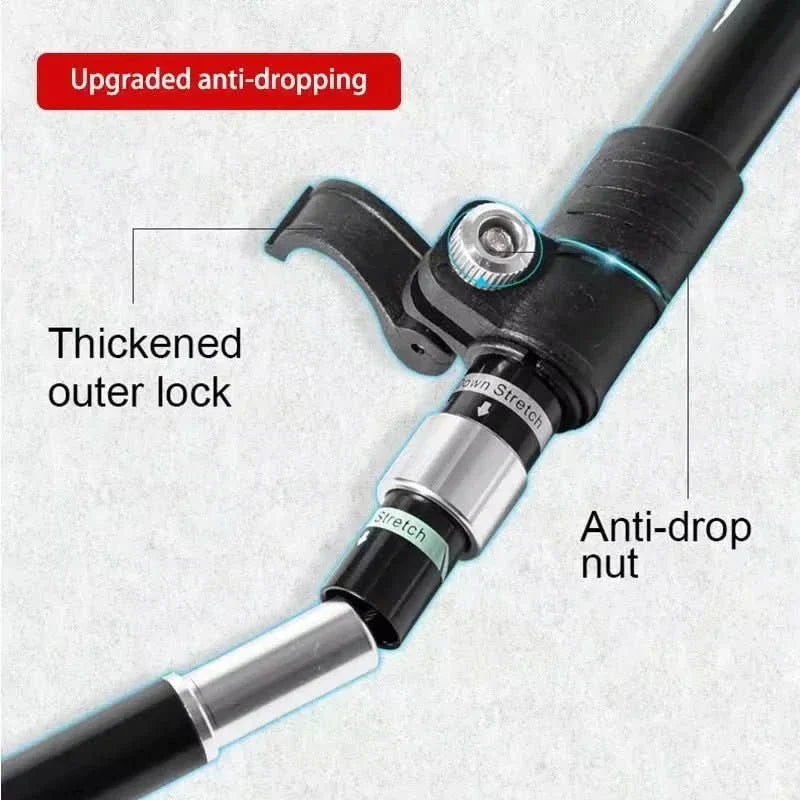 TrailPeak Foldable Trekking Poles for Hiking and Outdoor Adventures
