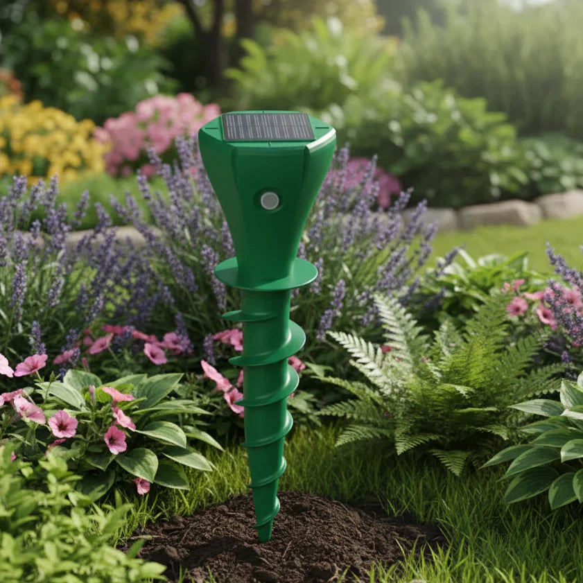 SunGuard Zonne Mollenverjager Met Trilling Voor Tuin En Gazon