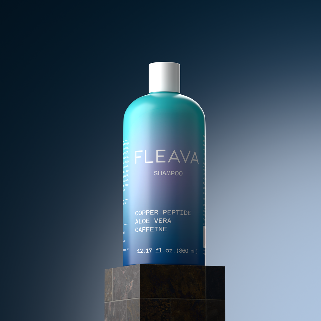 Duo med kobberpeptid shampoo og balsam til hovedbundens velvære og stærkere udseende hår