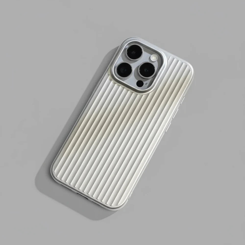 Žebrovaný pevný kryt na telefon pro ochranu a lepší úchop