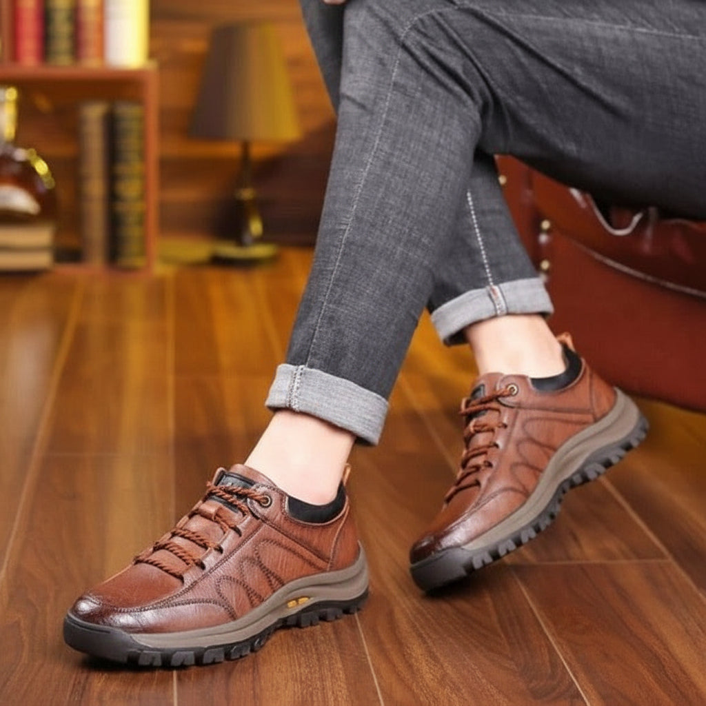 Men's Orthopedic Walking Shoes With Arch Support And Waterproof