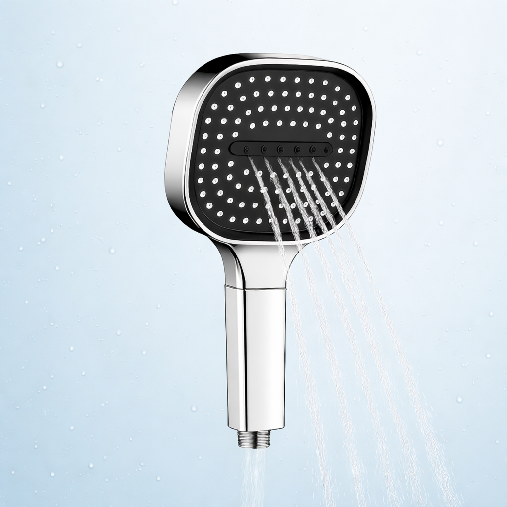 Doccia ad alta pressione con filtro e getto regolabile Turbo Boost