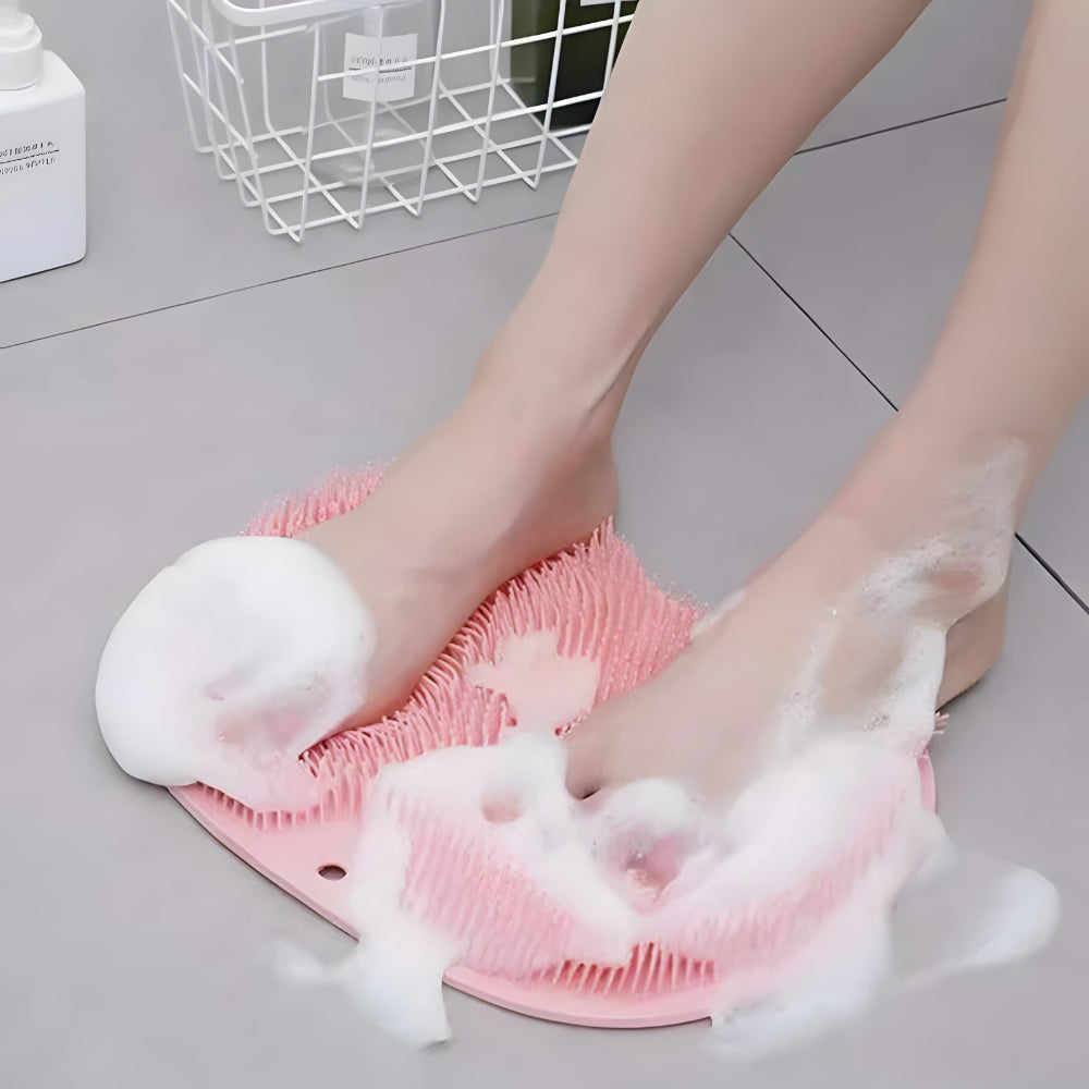 Shower Mat Exfoliating Foot And Body Scrubber Non Slip