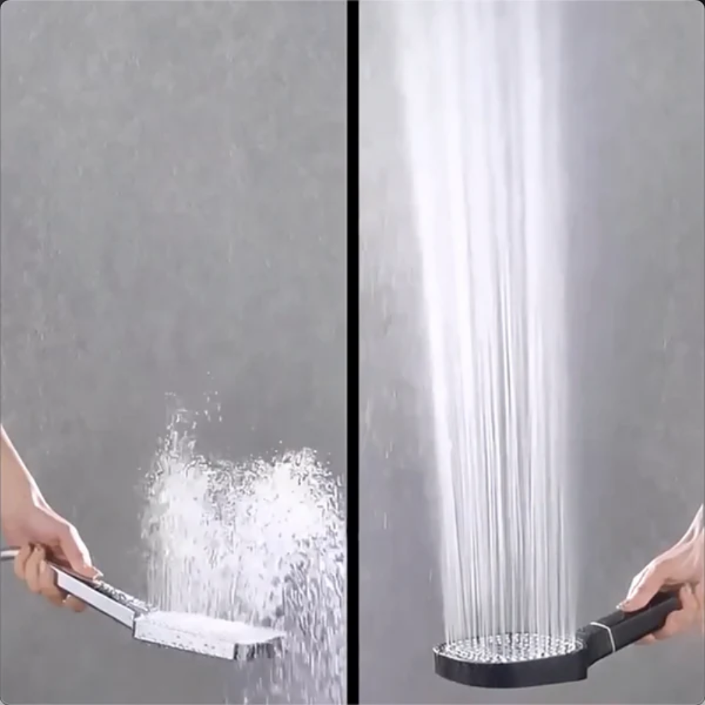 Doccia ad alta pressione con filtro e getto regolabile Turbo Boost
