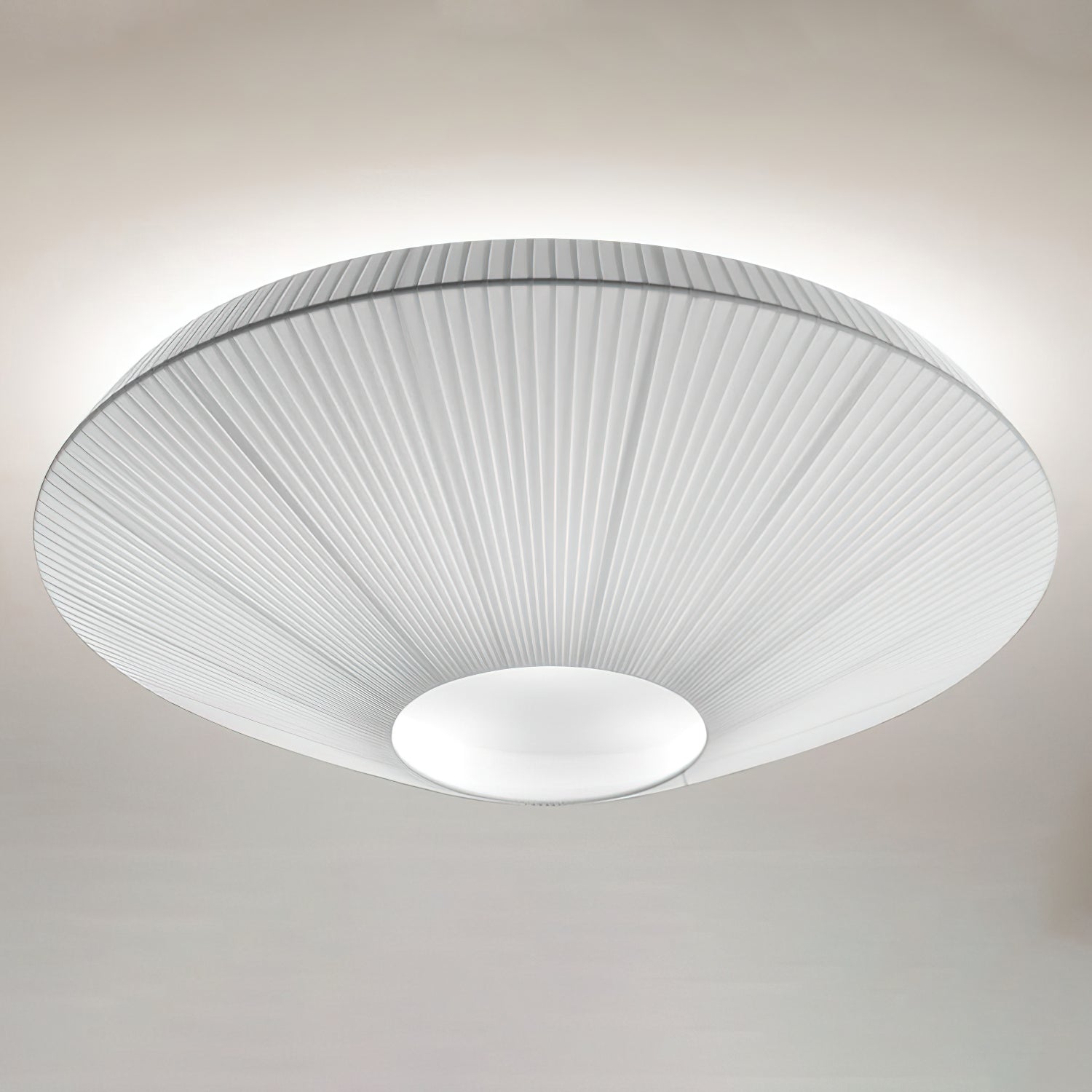 Stropní lampa v orientálním stylu s látkovým stínidlem pro jídelní pokoj, stmívatelná, tři velikosti