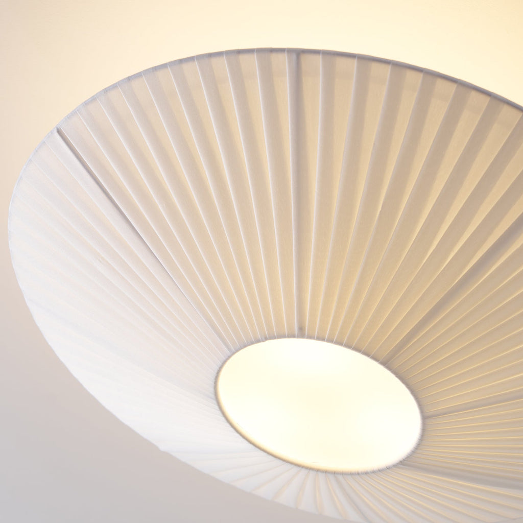 Stropní lampa v orientálním stylu s látkovým stínidlem pro jídelní pokoj, stmívatelná, tři velikosti