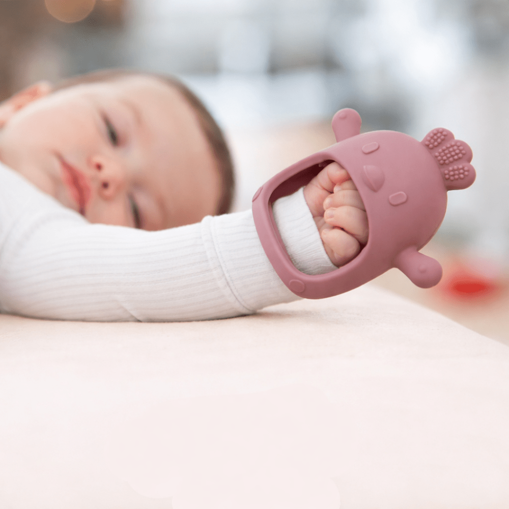 Baby Silicone Teething Mitten For Soothing Sore Gums