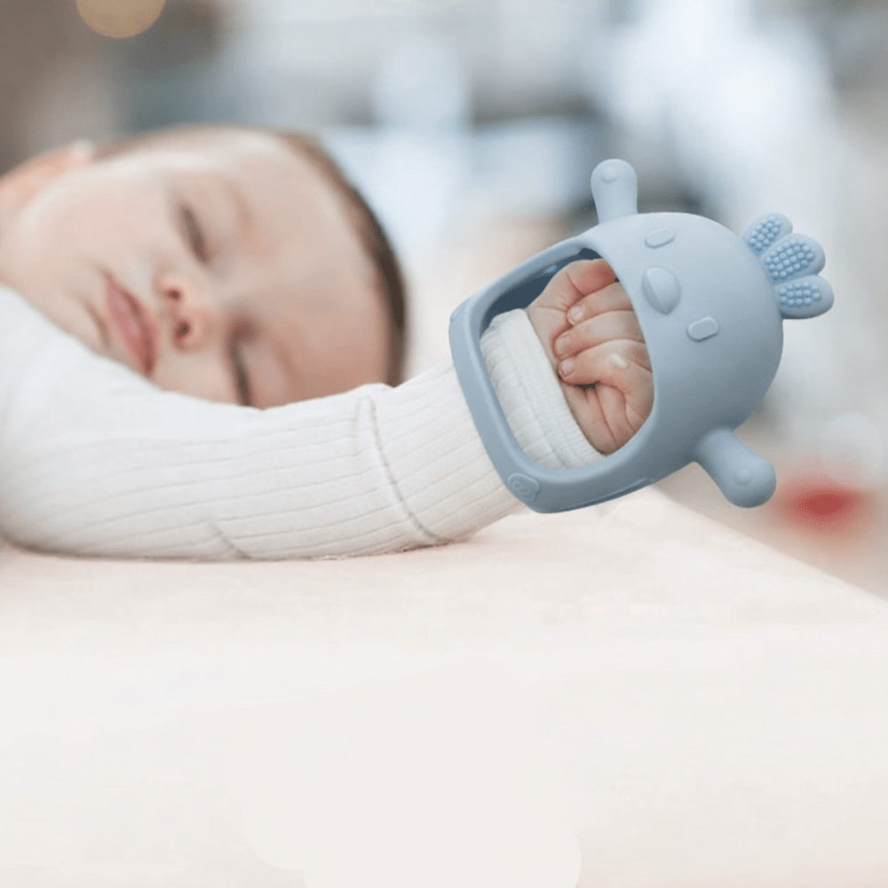 Baby Silicone Teething Mitten For Soothing Sore Gums