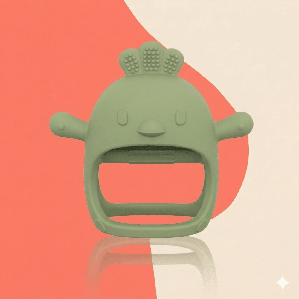 Baby Silicone Teething Mitten For Soothing Sore Gums