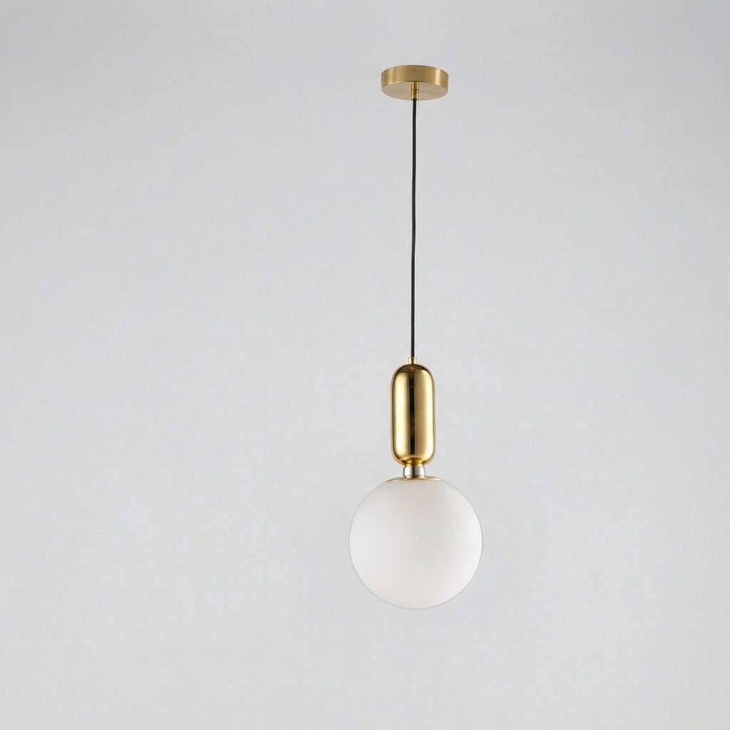 Modern Single-Head Ceiling Light Fixture, Metal, 12-Inch Diameter | Rosalyssa