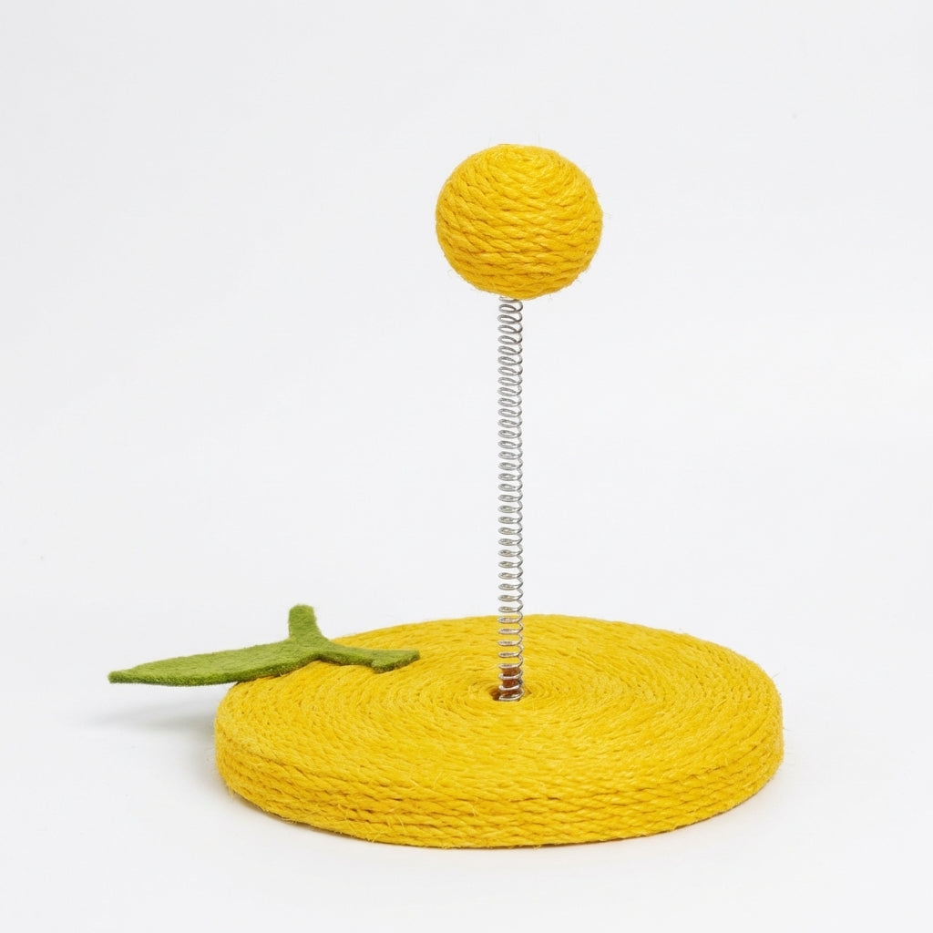 Sisal forårskattlegetøj med klatrestativ i frugtdesigns 17,5 x 20 cm | Rosalyssa