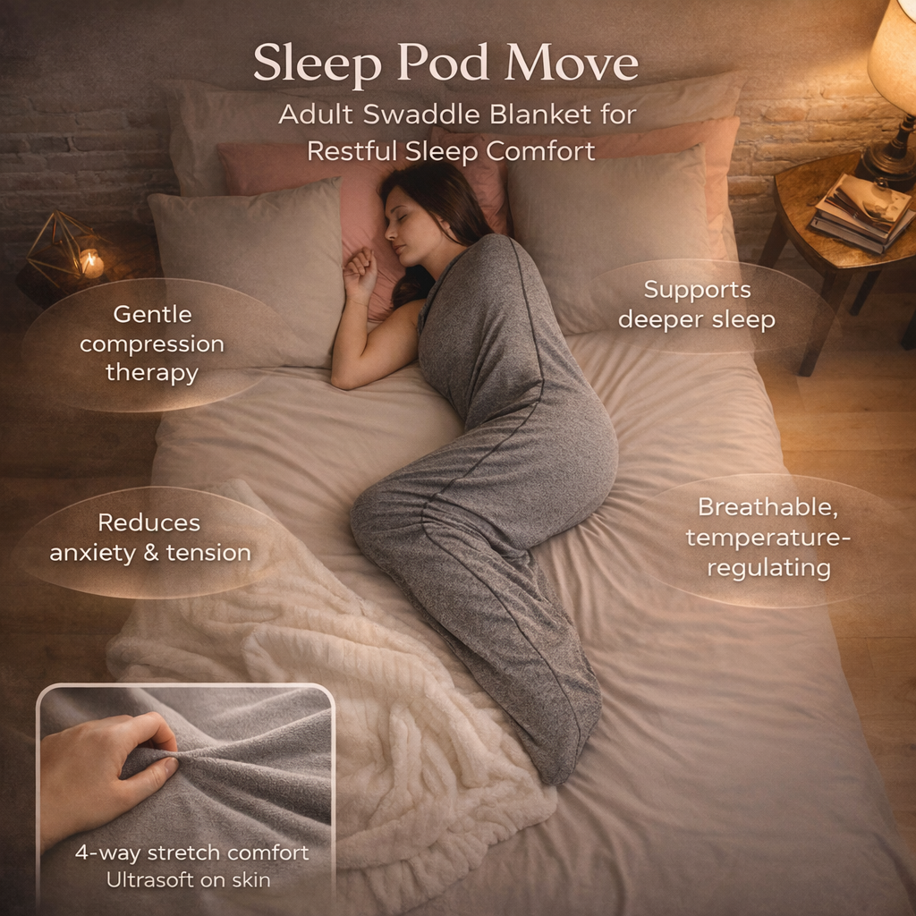 Prodyšná zavinovací deka Sleep Pod pro dospělé