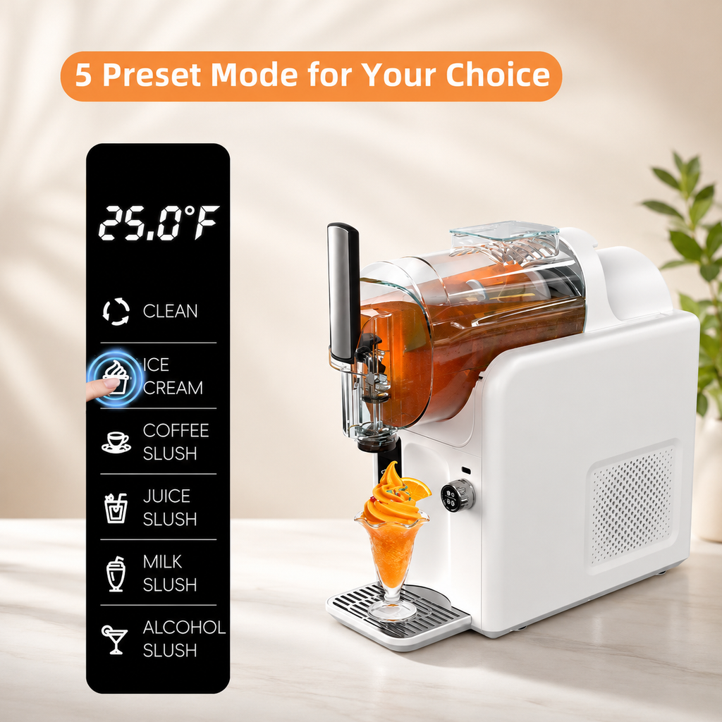 Countertop Dual Bowl Slushy Maker For Frozen Drinks