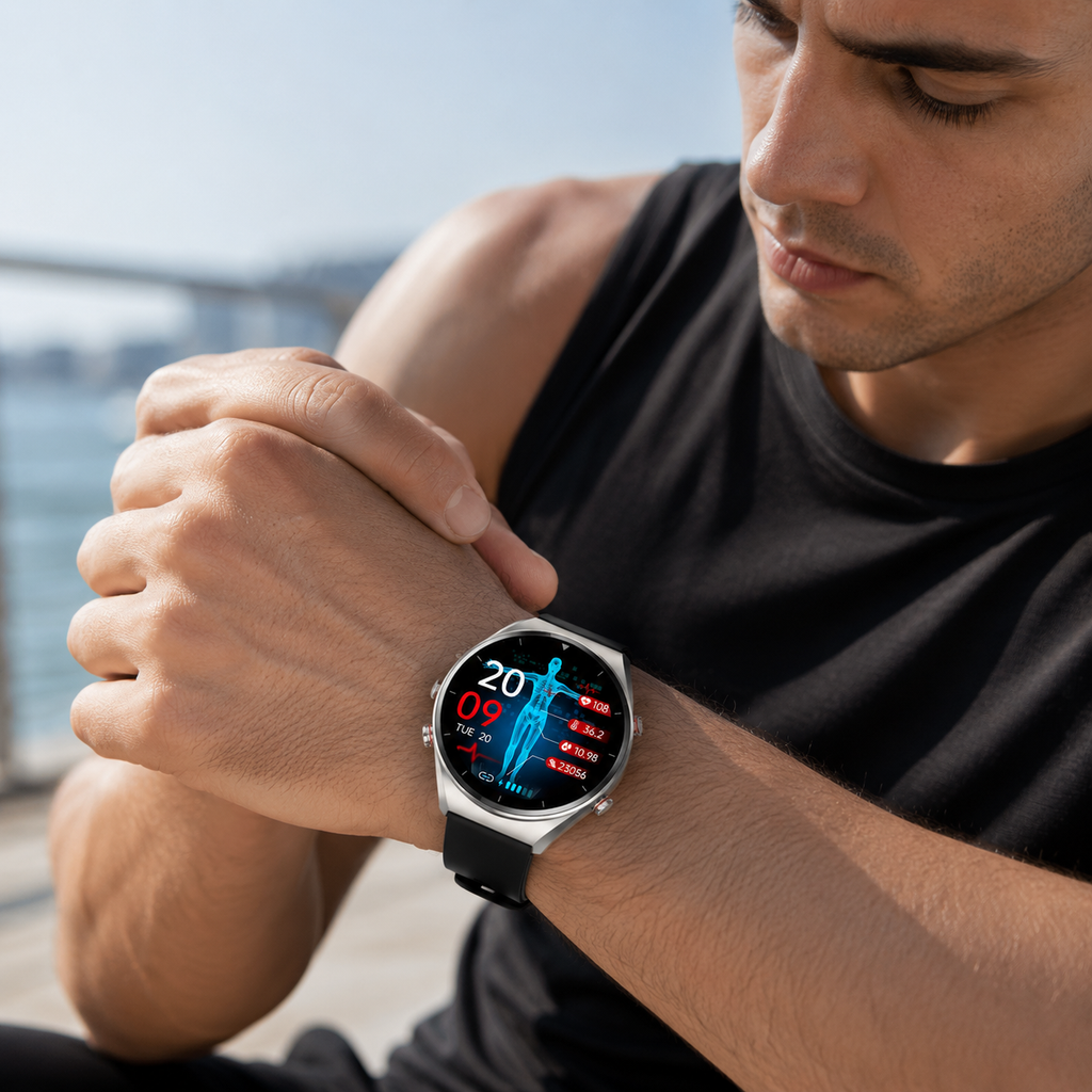 Smart Watch Fitness Tracker With Heart Rate Monitor And Daily Activity Tracking