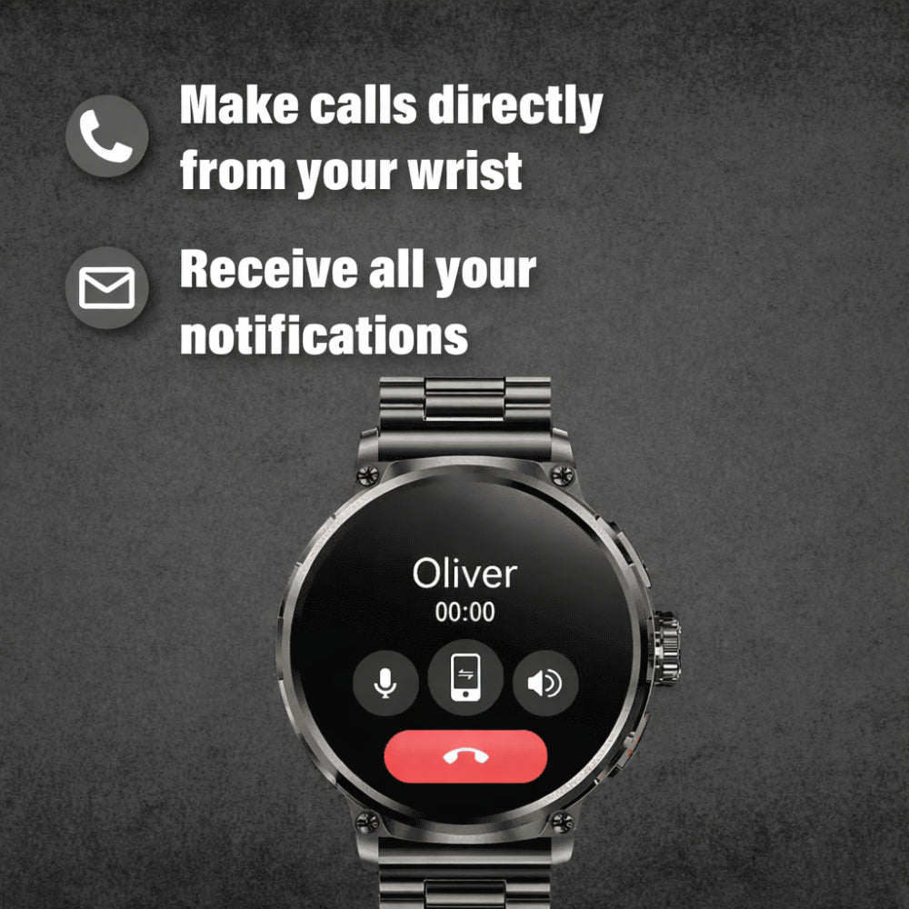Rugged Outdoor Smartwatch Multi Sport Activities Daily Use