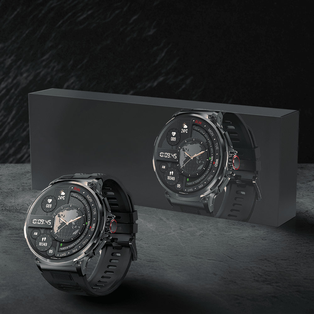 Rugged Outdoor Smartwatch Multi Sport Activities Daily Use