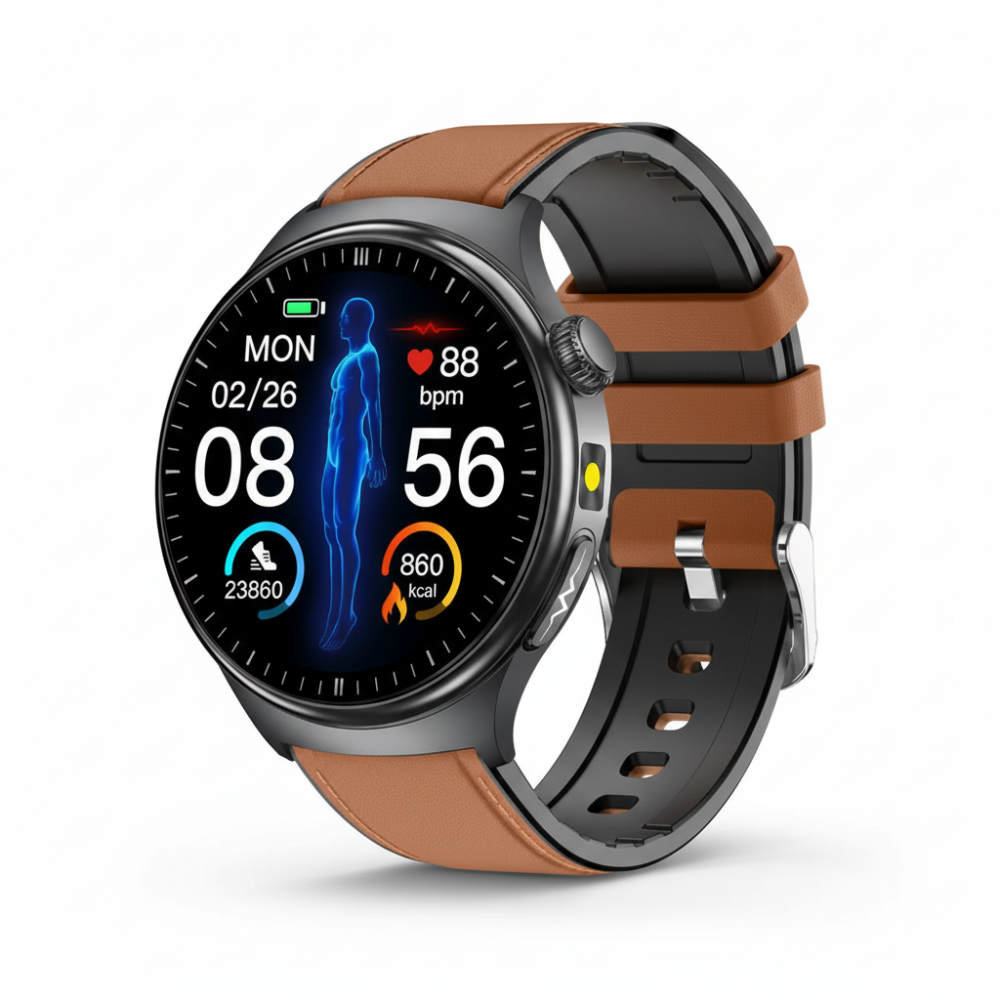 Smartwatch Health Tracker With Oxygen Level And Heart Rate
