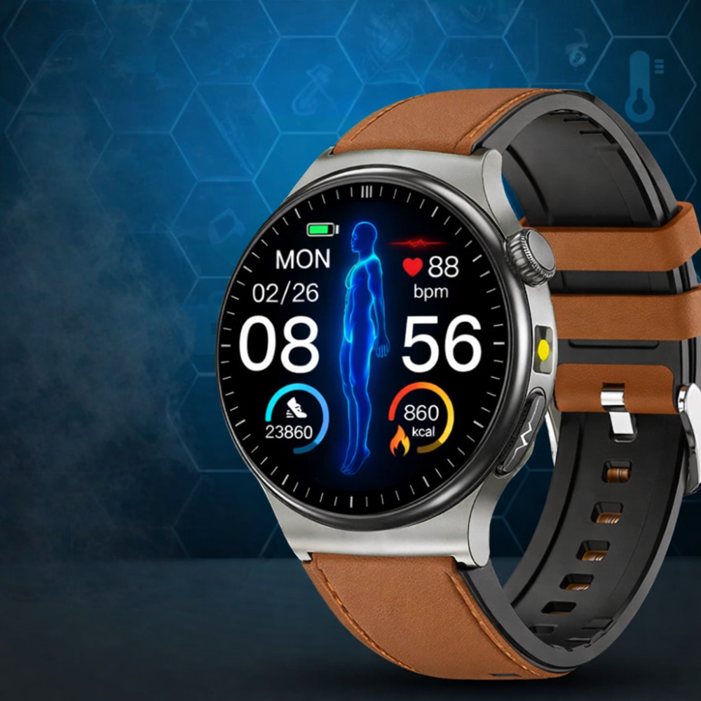 Smartwatch Health Tracker With Oxygen Level And Heart Rate