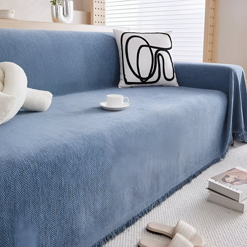 Potah na pohovku s texturovaným minimalistickým designem a ochranou nábytku
