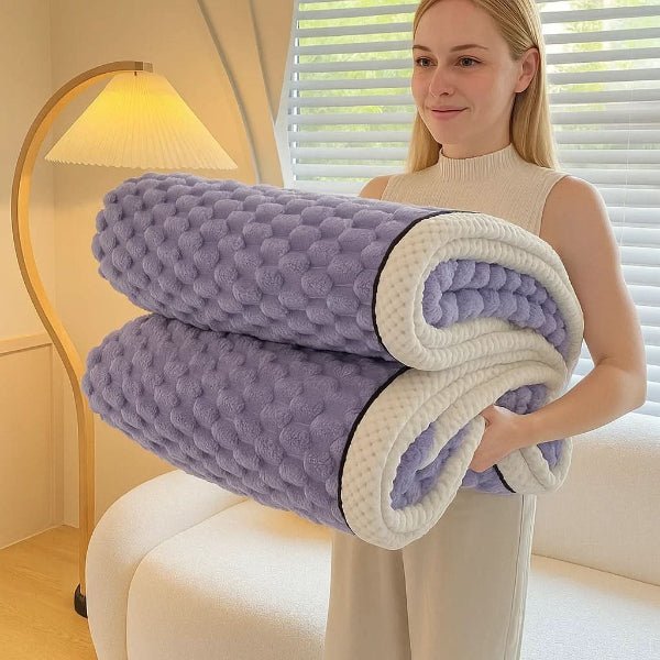 Pătură LuxeWeave Cadou Gândit cu Textură Elegantă